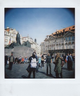 Polaroid - Prague, March 2019 - 4 - Old Town Square, Statue